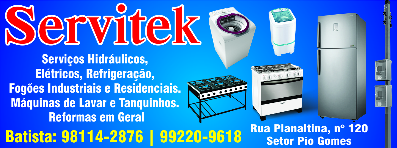 Servitek Refrigeração - Catalão GO. Servitek Refrigeração - Catalão GO.